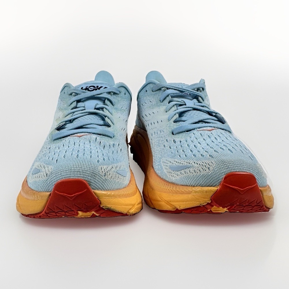 HOKA Clifton 8 Womens 9B‎ Running Shoes Summer Song Ice Flow Blue 1119394 - Picture 3 of 11